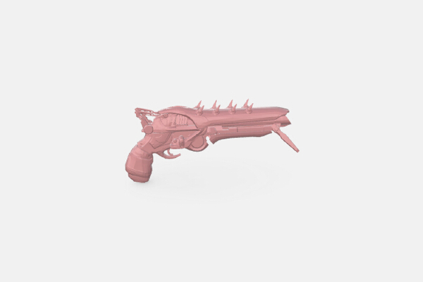 Exotic gun | 3d print model