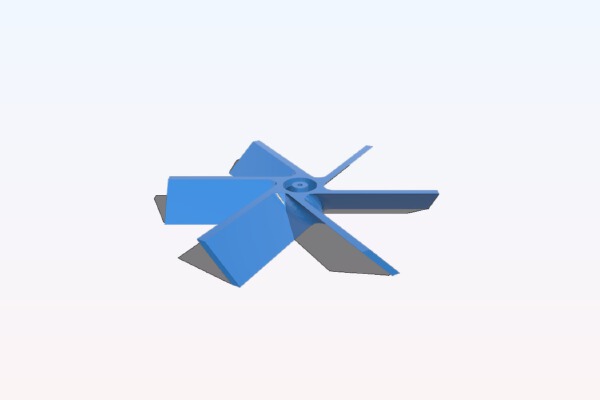 RV Vent Replacement Fan Blade | 3d print model