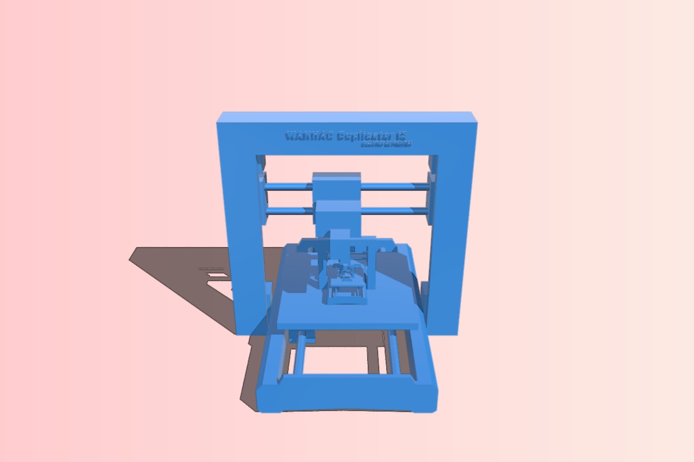 Wanhao duplicator i3 printing itself recursively