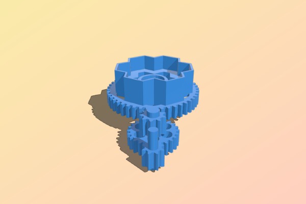 PowerWheels gearbox. | 3d print model