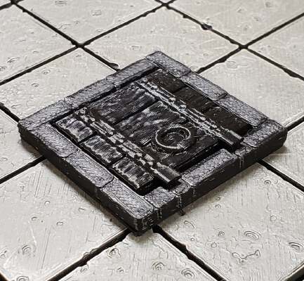 Placeable Trap Door | 3d print model