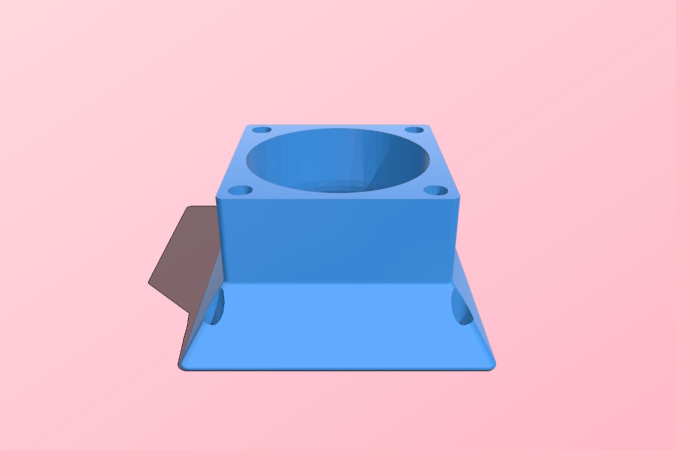 NOCTUA 40 adapter duct for E3D radiator cooler