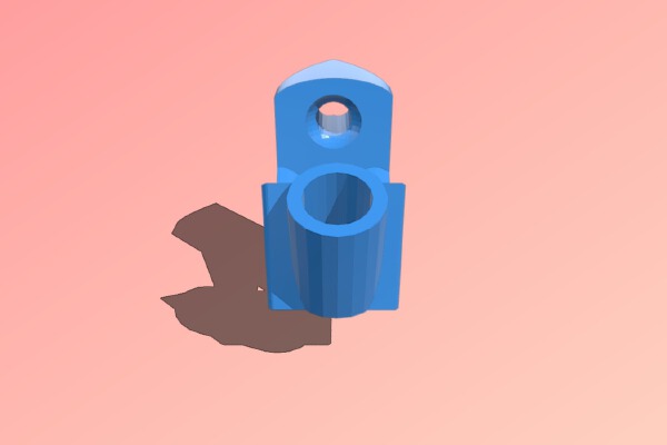 Oculus Rift Sensor Angled Corner Wall Mount | 3d print model