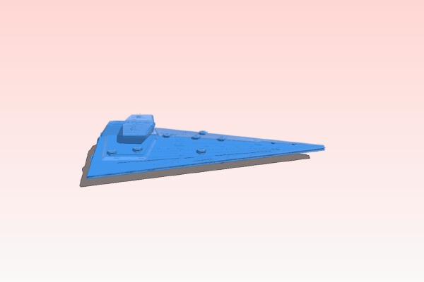 Vindicator Star Frigate | 3d print model