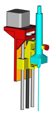 Z axis for plotter and polystyrene cutter  Vers, 2 | 3d print model