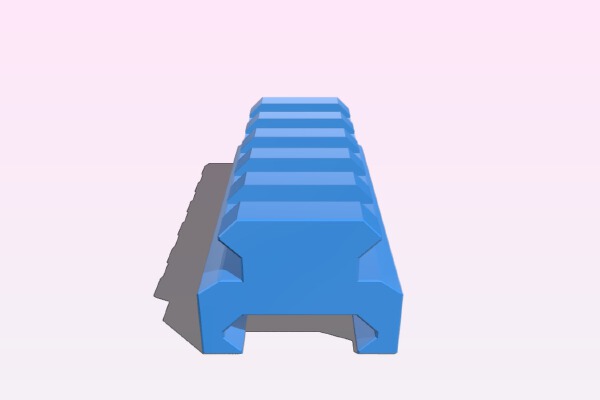 Vortex Venom Picatinny Riser | 3d print model