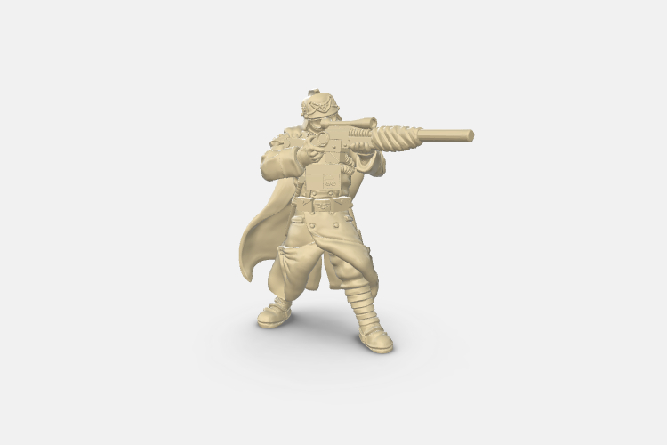 Sniper man warhammer | 3d print model