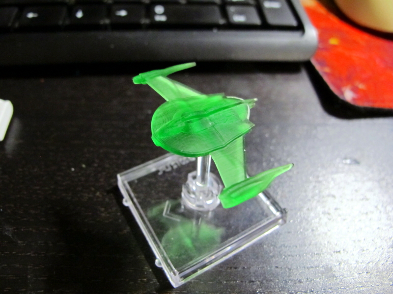 Romulan Bird of Prey, 24th Century (kitbashed)
