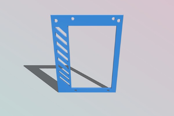 Dell optiplex to Silverstone SFX 300w adapter plate | 3d print model