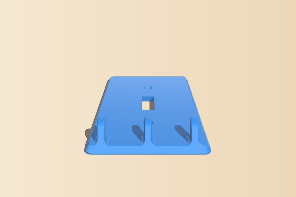 single Switch tripple hook | 3d print model