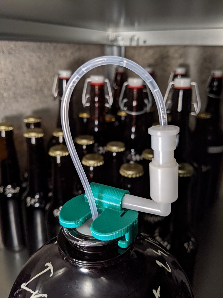 Homebrew beer torp safety clip