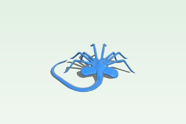 Alien Facehugger | 3d print model