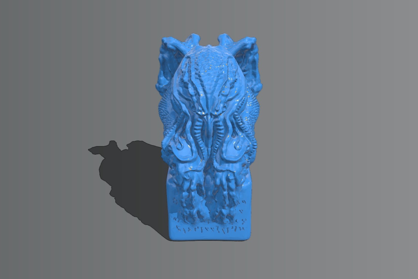 Cthulhu Idol with Eldritch Runes