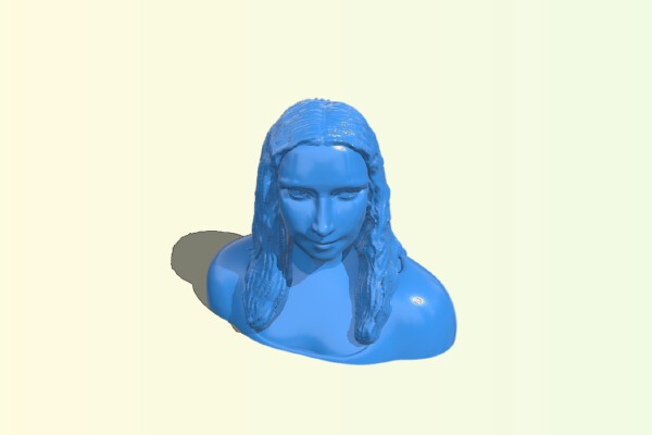 Mona Lisa 3D | 3d print model