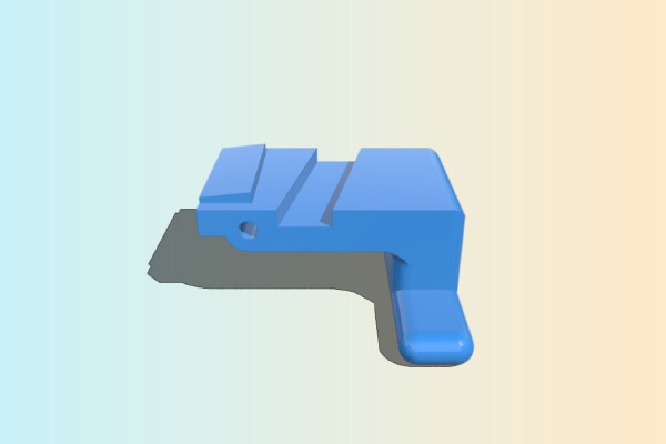 Kia Ceed Armrest_Centre console storage latch | 3d print model