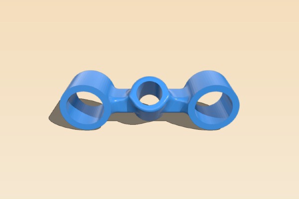 Small lightweight Geprc Mark4 Caddx Vista Antenna mount. | 3d print model