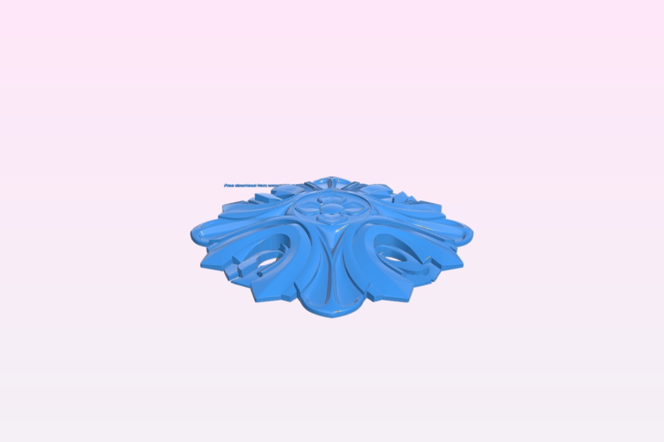 Circular disk pattern flower