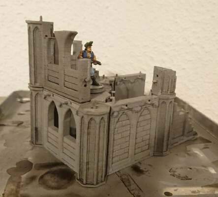 Modular snap-fit gothic ruins | 3d print model