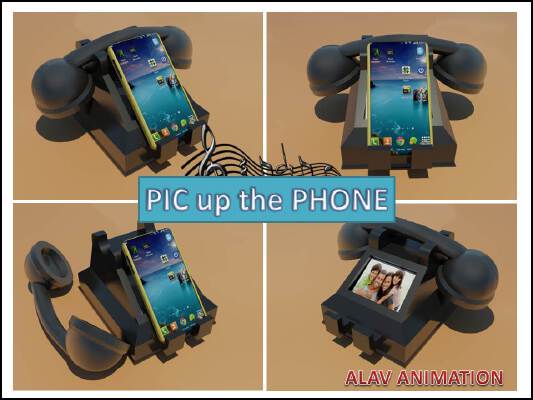 PIC up the PHONE | 3d print model
