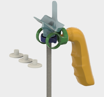 608 bearing Stabilizer for mobile phone | 3d print model