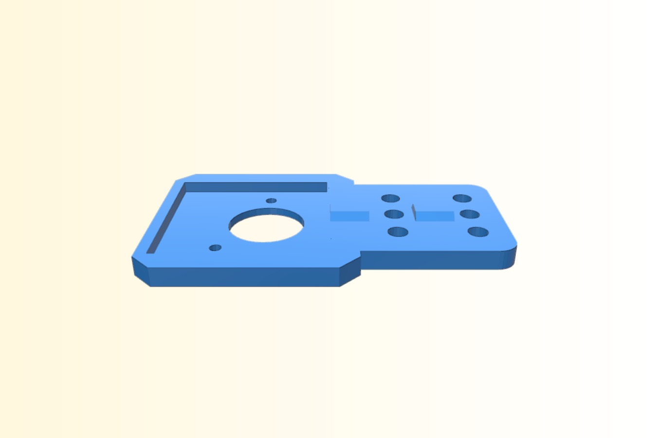 V-Slot Motor plate