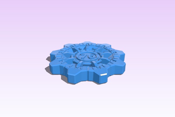 Vault 76 - Medal | 3d print model