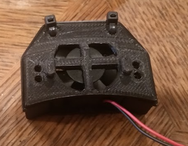 ESS Goggles 30x10mm Fan and 9V Battery Housing | 3d print model