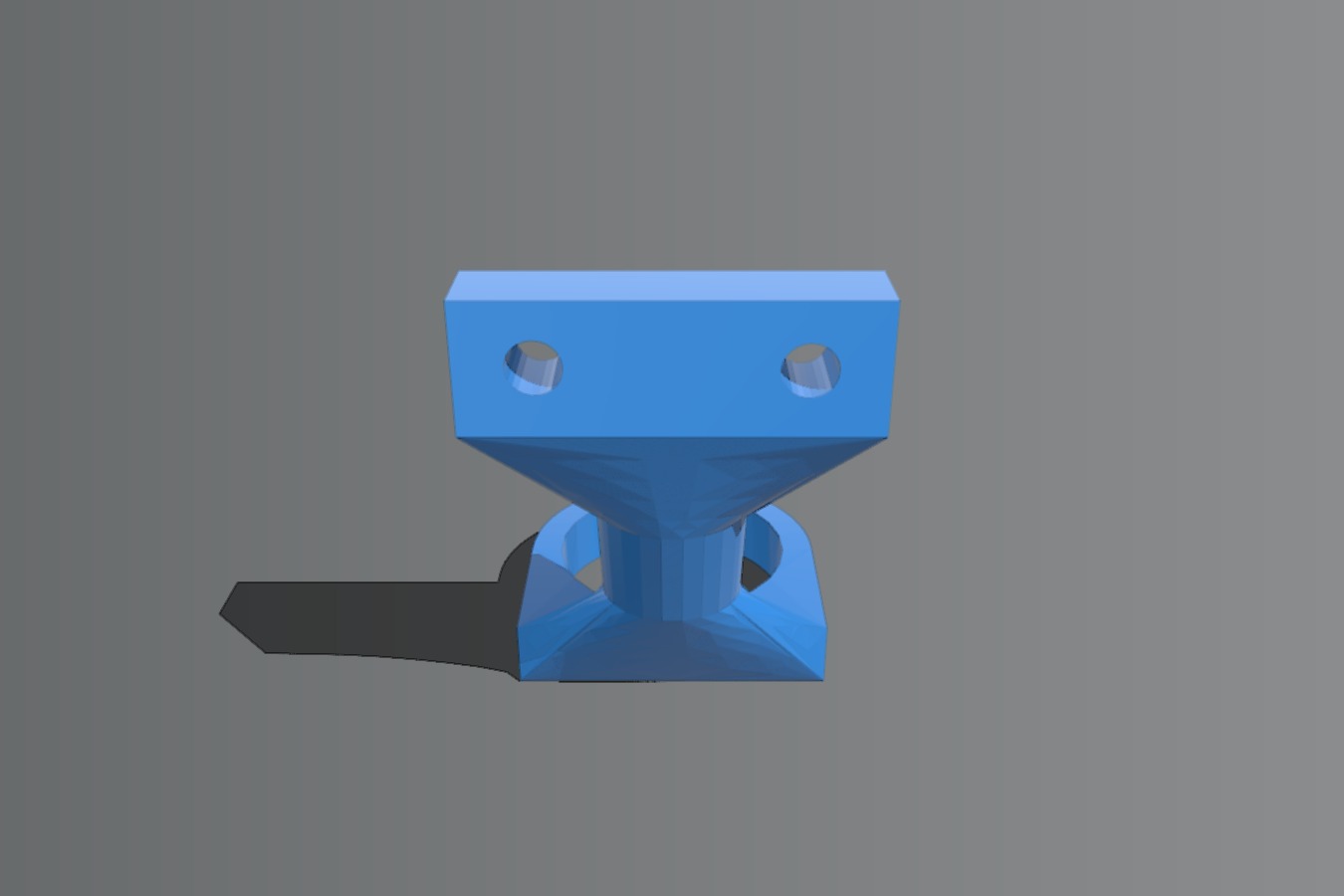 16mm Prioximity Sensor Holder for Prusa i3 Rework 1.0 Extruder Wade