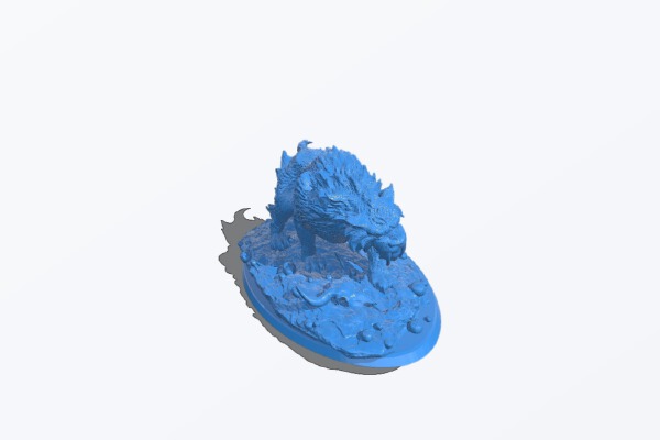 Saber toothed tiger | 3d print model