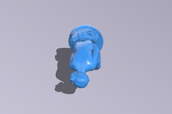 Nymph Untying Sandal at the Royal Academy, London B0012425 3d model file for 3d printer | 3d print model