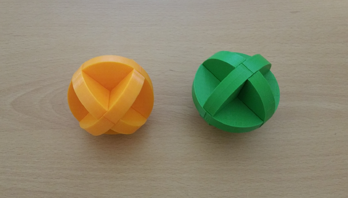 Spherical Burr Puzzle | 3d print model