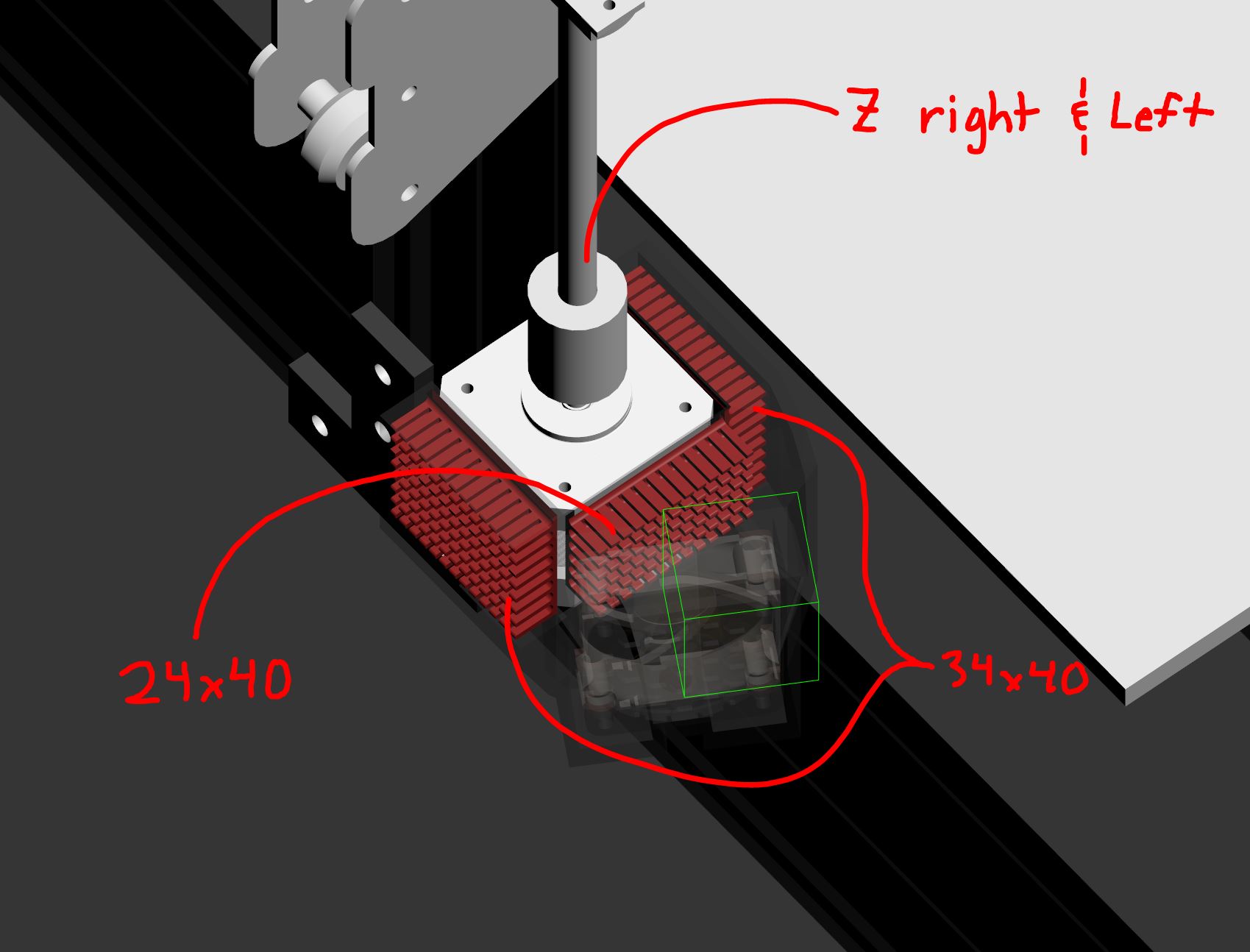 CR10 Stepper Motor Cooling Enclosures Files to download and to 3D