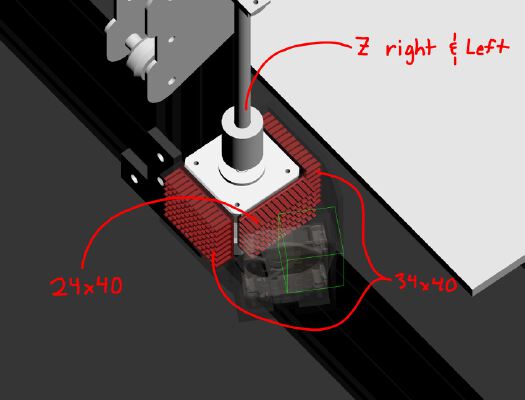 CR-10 Stepper Motor Cooling Enclosures | 3d print model
