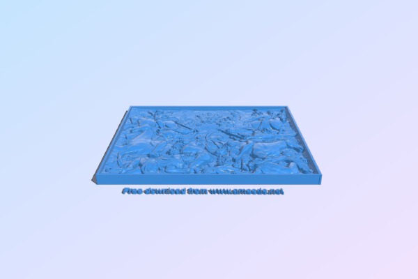 The Lamb of God opens the book | 3d print model