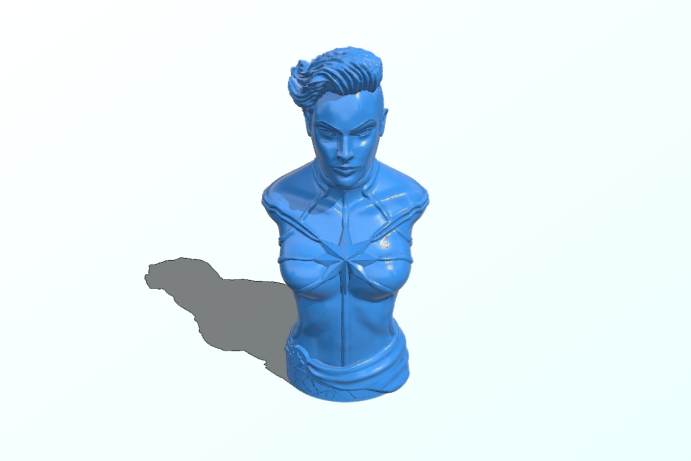 Captain Marvel Bust