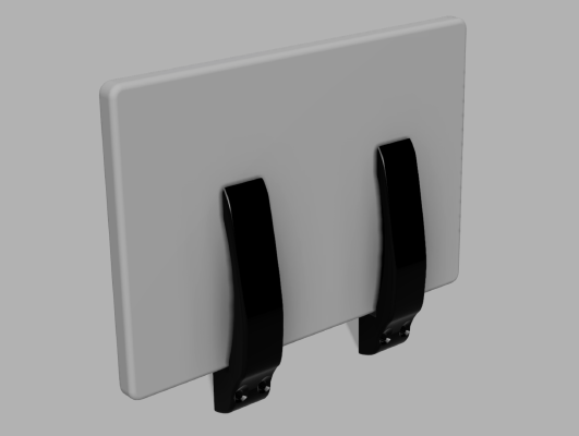 Laptop Desktop Vertical Mount | 3d print model