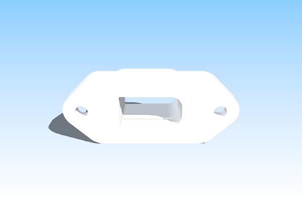 Amass XT60 enclosure mount | 3d print model