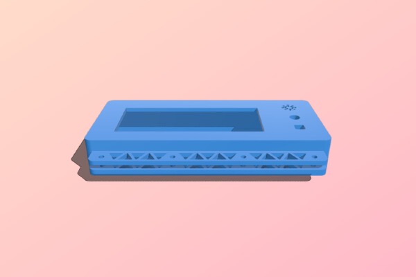 RepRap 2004 lcd case for Tatara steel frame | 3d print model