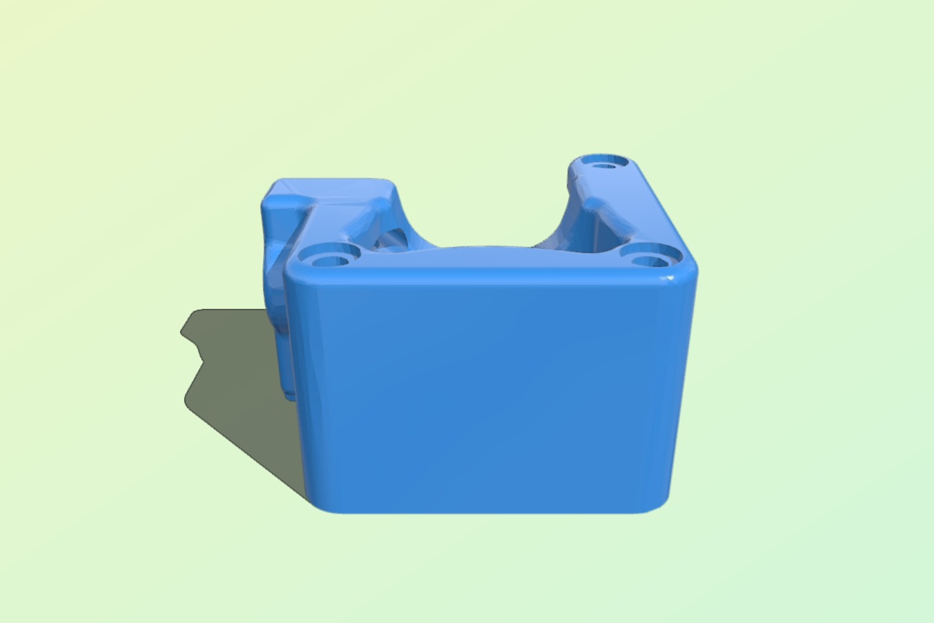 Ulticampy - extruder motor mound modified (original from I3D V3)
