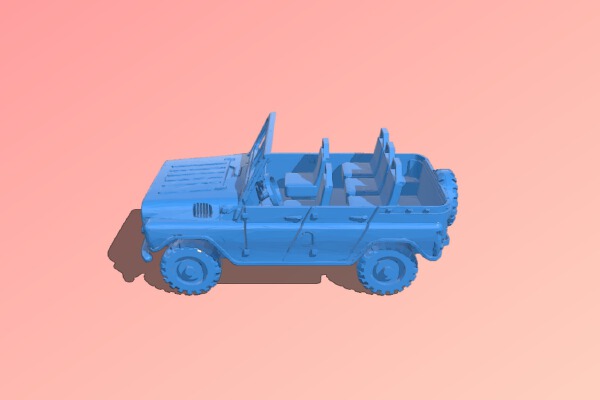 Powerful Tumelo Vihelmo Car | 3d print model