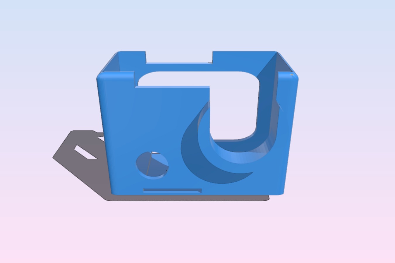 4K camera mount Breakaway in crash
