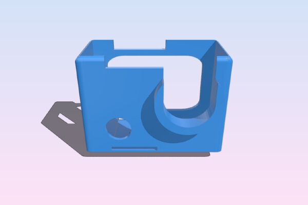 4K camera mount Breakaway in crash | 3d print model