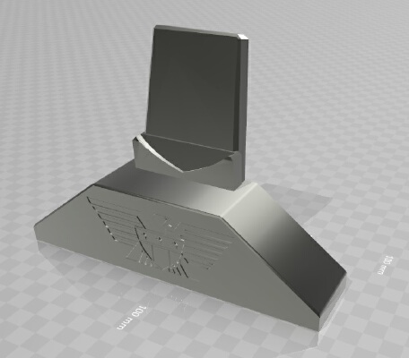 dredd stand | 3d print model