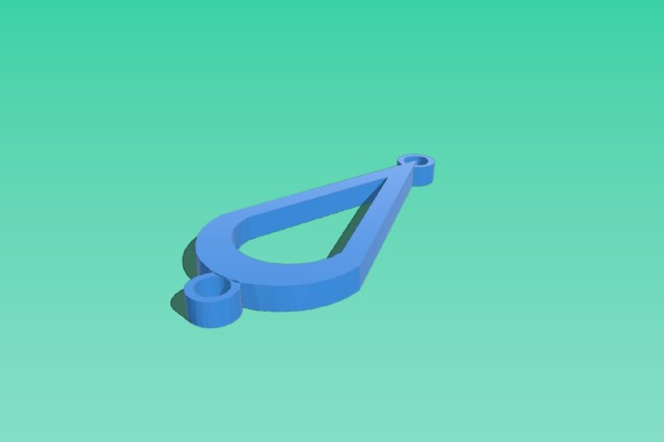 A Drop of Earring | 3d print model