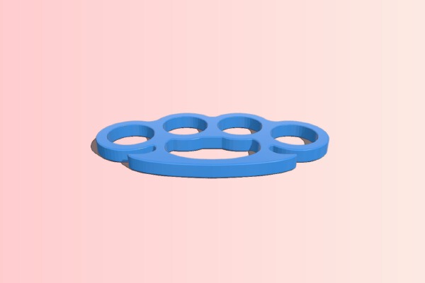 Brass Knuckles | 3d print model
