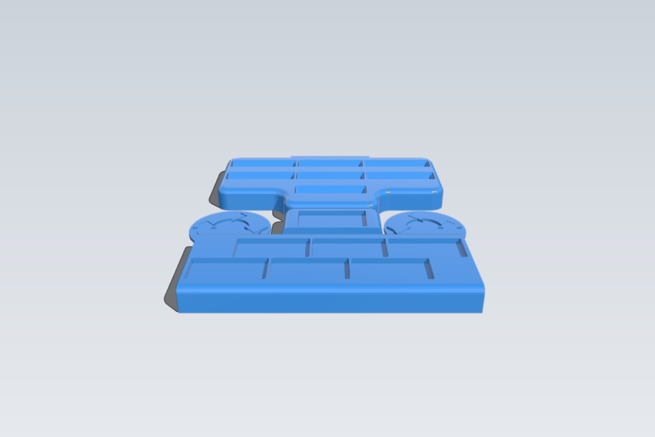 Double Domino Havoc - A 3D printed Game of Skill and Chance