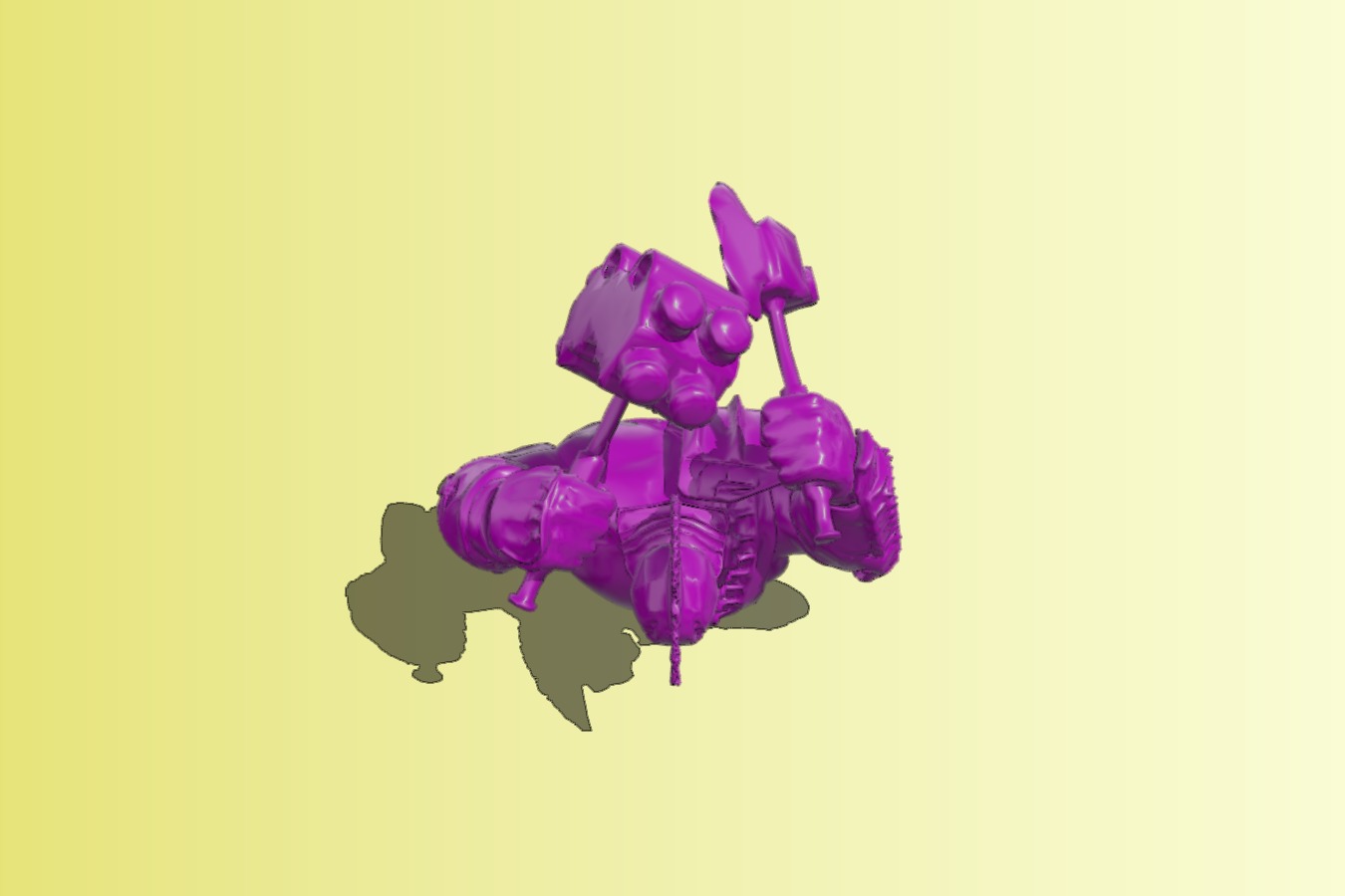 HULK RAGNAROK BUST V2 (LOW POLY VERSION)