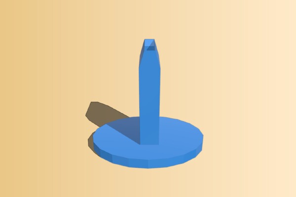 Logitech C270 tall webcam stand | 3d print model