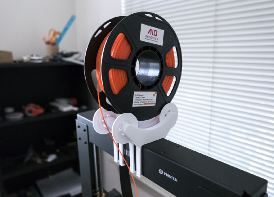 Fully Printable Spool Reel Mount for Duplicator i3 Plus _ Maker Select Plus | 3d print model