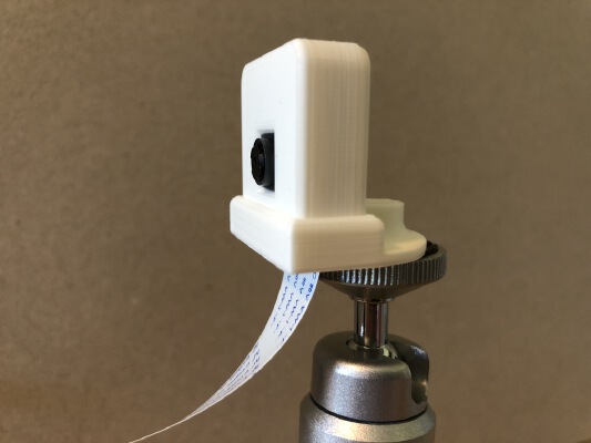 Raspberry Pi Camera v2 cover and tripod mount | 3d print model